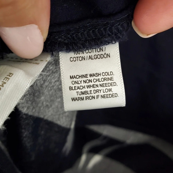 LOFT Rivera Navy Blue and White Shorts Siz… - Picture 7 of 7